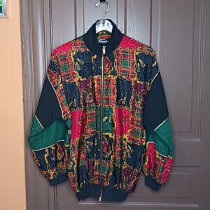 Vintage Women's Windbreaker Retro Jacket Y2K style size M